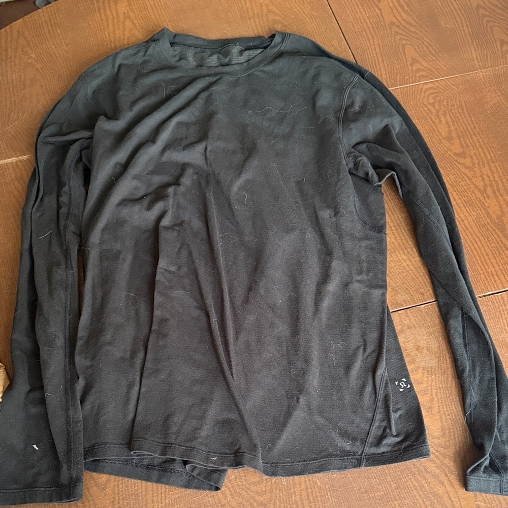 Lululemon Men's Long Sleeve Running Shirt - Black